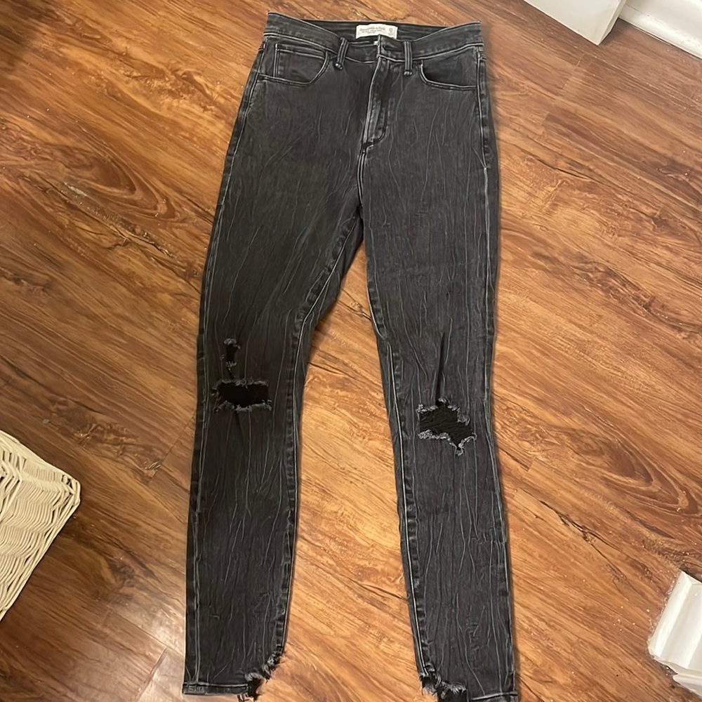 Abercrombie & Fitch Super Skinny Ankle High Rise